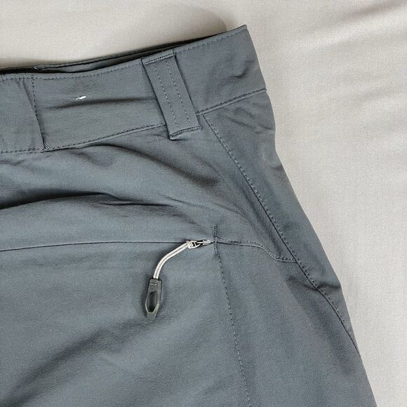 Columbia Titanium Nylon Shorts Men’s 38 Gray 10" Inseam Stretch Outdoor Gorpcore - Picture 5 of 16